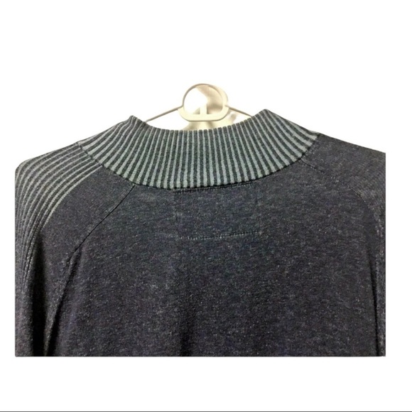 Carbon Pullover Sweater Sweatshirt Men's Size XL Gray 1/4 zip‎   Cotton Neutral - Picture 4 of 7